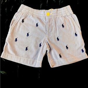 Polo Ralph Lauren Seersucker Logo Shorts